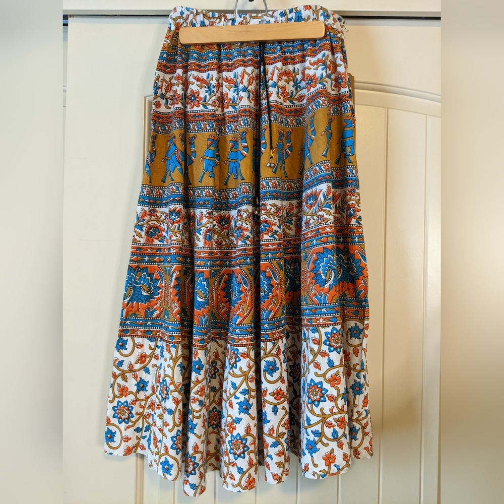 Moroccan inspired hand made maxi/midi skirt